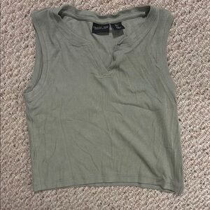 Rachel Zoe Olive Green Sleeveless Top